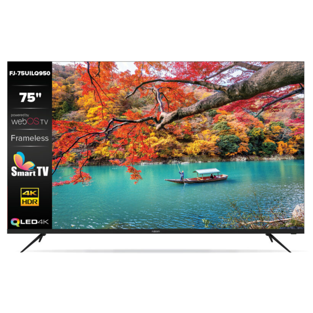 טלוויזיה "QLED 4K 75 פוג'יקום דגם FJ-75UILQ950 - K.B.V