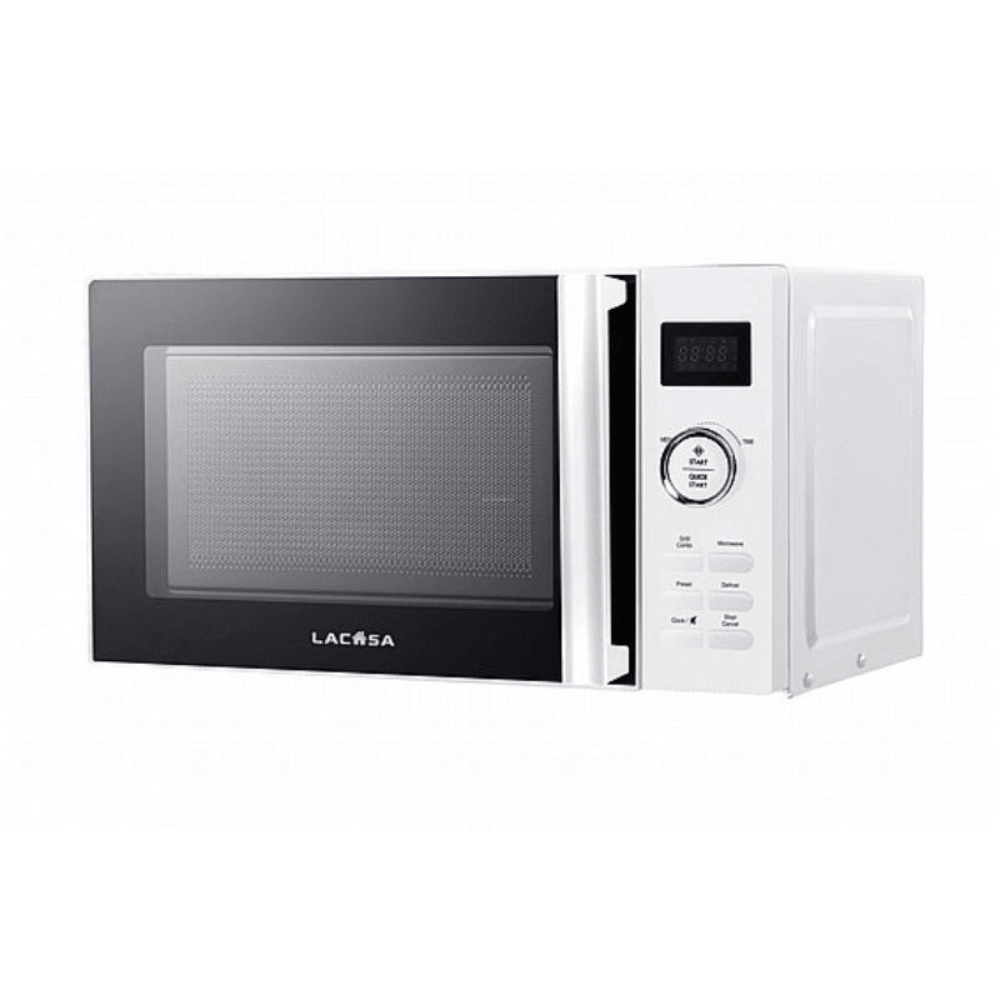 מיקרו 25 ליטר + גריל לבן LC25MGW LACAZA - K.B.V