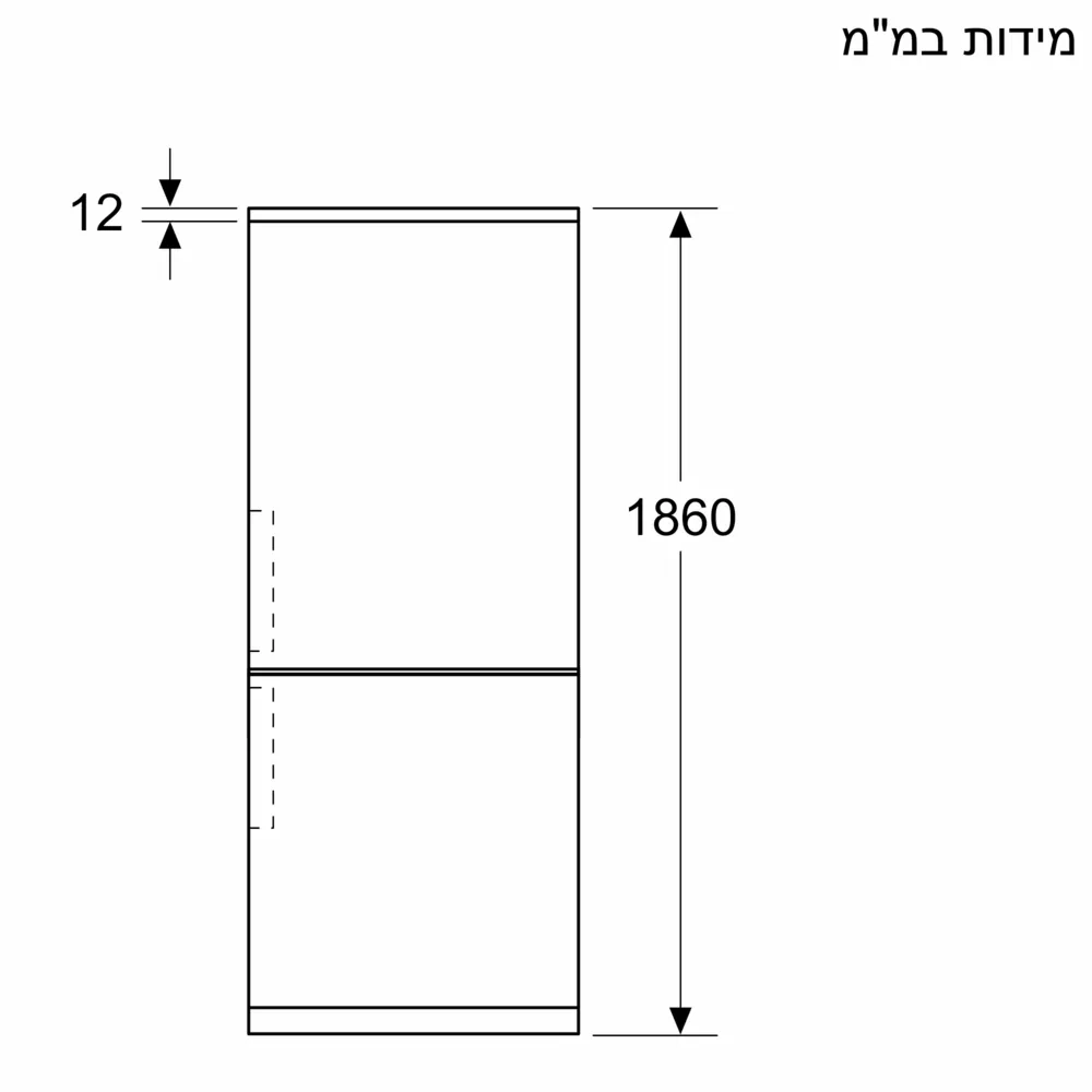 מקרר מקפיא תחתון – 321 ליטר Bosch דגם Serie 4 KGN362IDF - יבואן רשמי