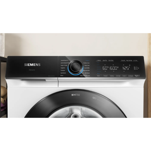 מכונת כביסה פתח קדמי 10 ק"ג 1600 סל"ד דגם iQ700 WG56B2A1IL סימנס Siemens - תוצרת גרמניה - יבואן רשמי