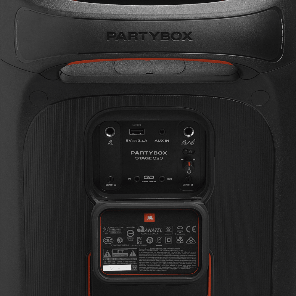 בידורית ניידת JBL PartyBox Stage 320 IPX4 240W -צבע שחור - K.B.V