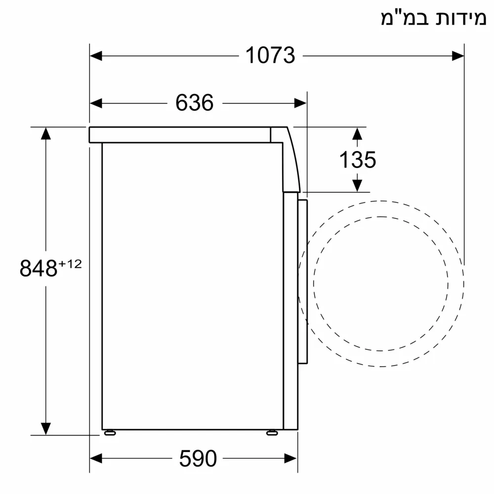 מכונת כביסה פתח חזית BOSCH בוש WGG14203IL - יבואן רשמי