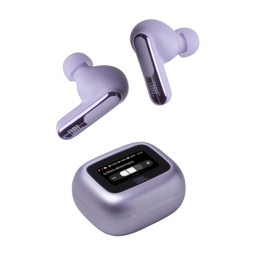 אוזניות אלחוטיות עם מארז טעינה חכם JBL Live Beam 3 TWS ANC IP55 - צבע סגול - K.B.V