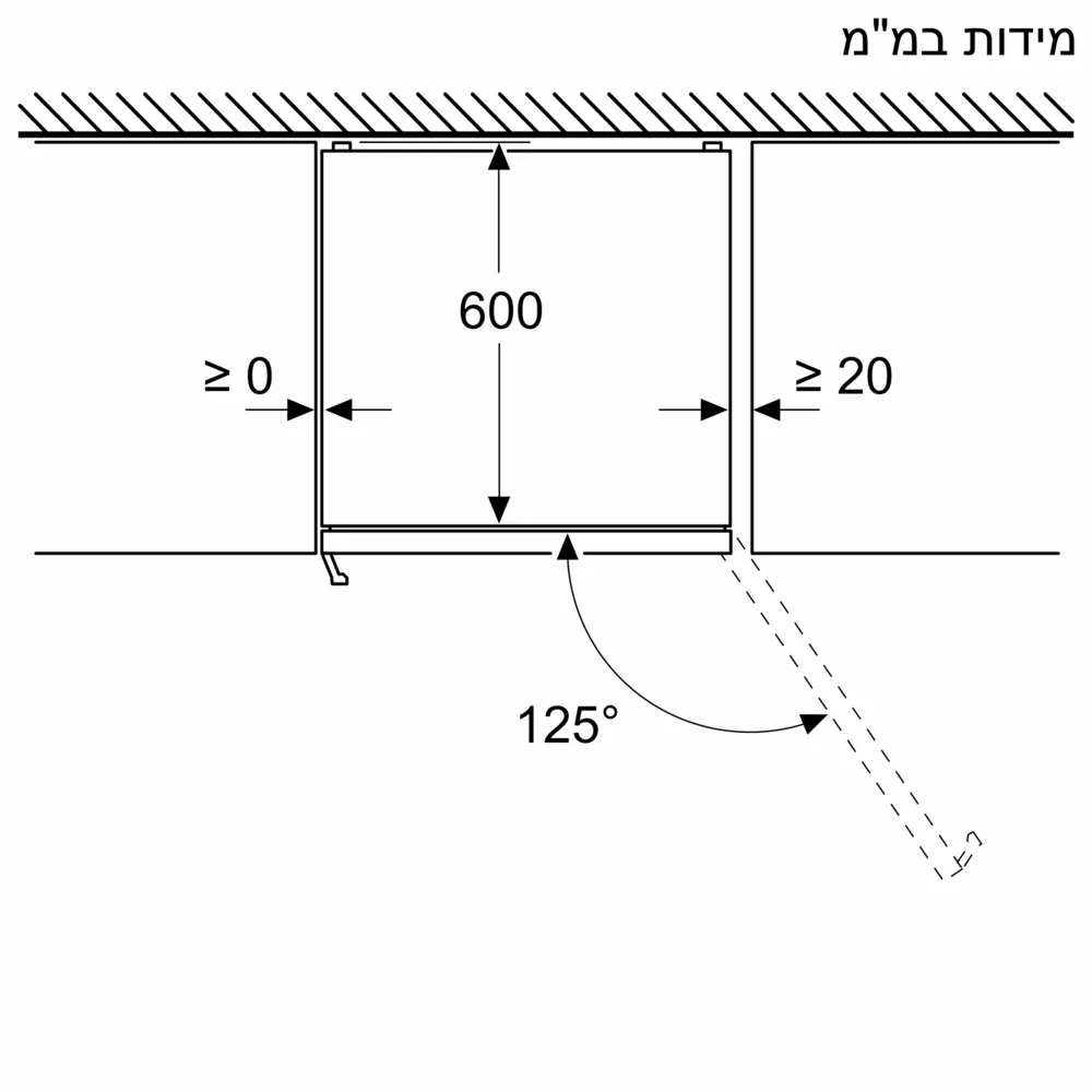מקרר מקפיא תחתון – 321 ליטר Bosch דגם Serie 4 KGN36VXCT - יבואן רשמי