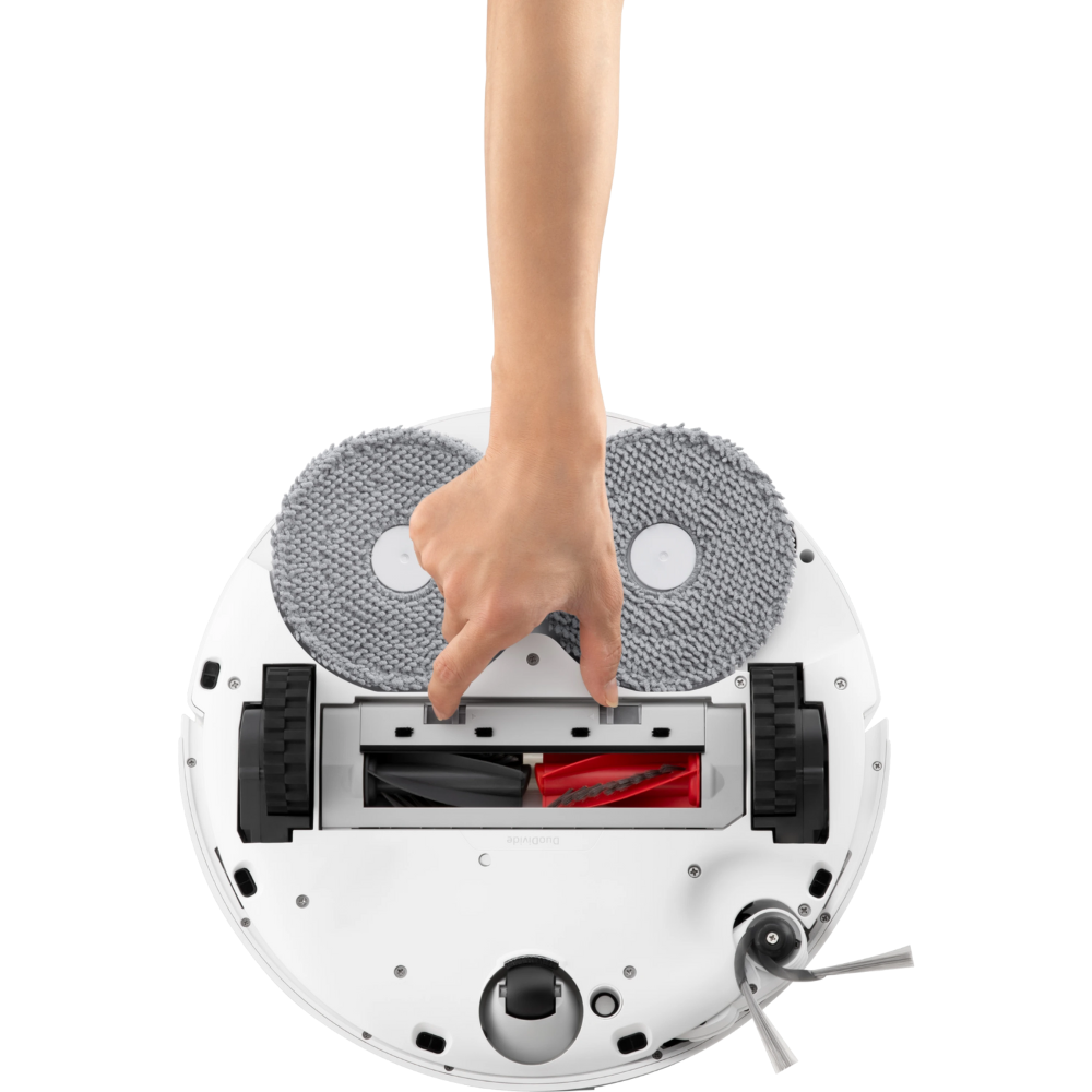 שואב אבק רובוטי שוטף Roborock Q Revo Curv - צבע לבן שנה אחריות ע"י - יבואן הרשמי