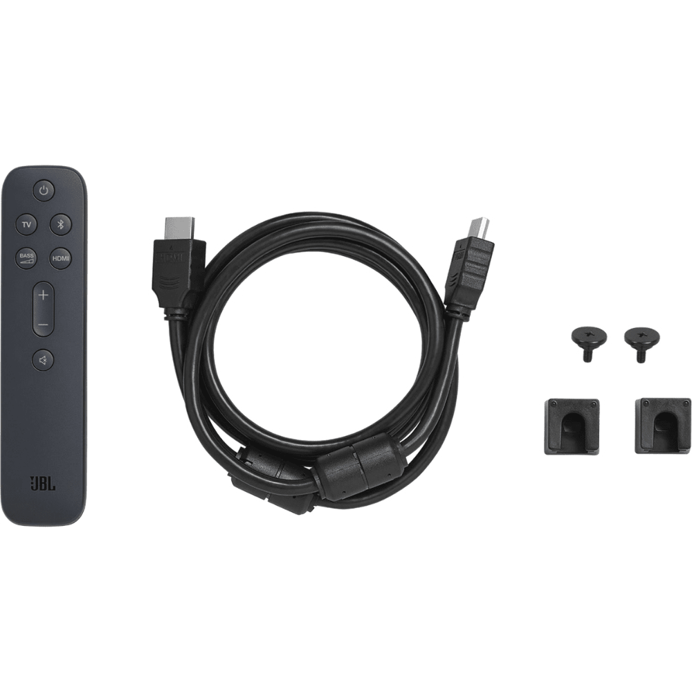מקרן קול עם סאבוופר אלחוטי JBL Bar 2.1 Deep Bass (MK2) 300W - צבע שחור - K.B.V