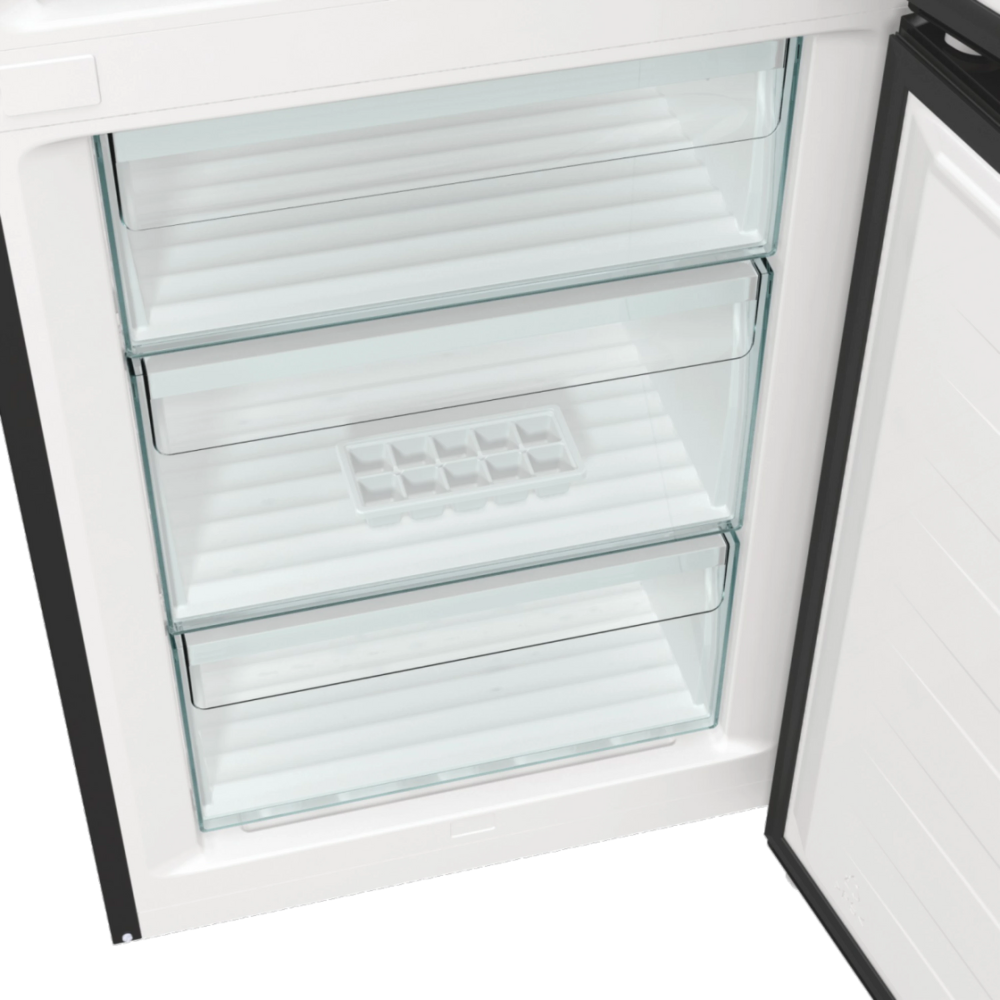 מקרר מקפיא תחתון 300 ליטר Gorenje NRK619EABXL4 יחידה - צבע נירוסטה מושחרת - יבואן רשמי