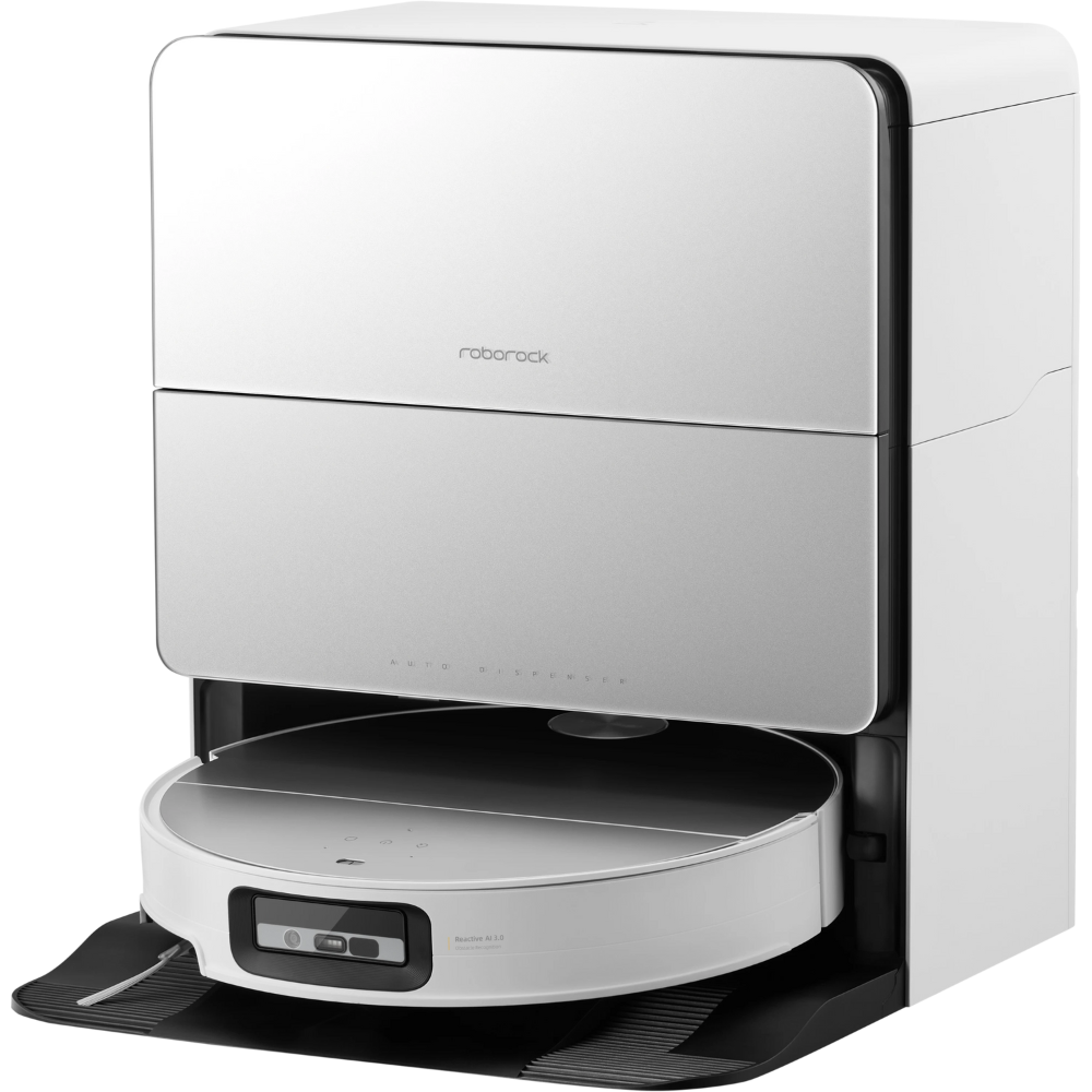 שואב אבק רובוטי שוטף Roborock Saros 10 - צבע לבן שנה אחריות ע"י - יבואן הרשמי