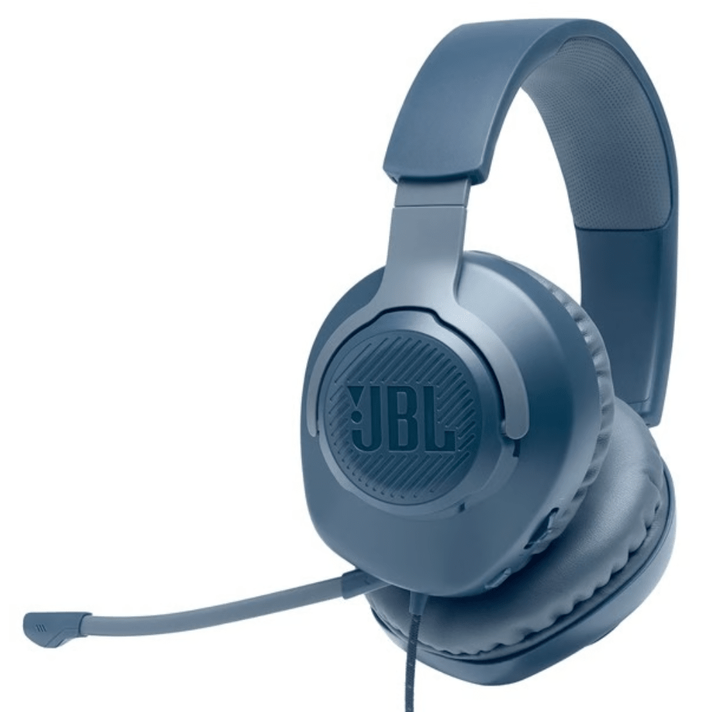 אוזניות גיימינג JBL Quantum 100 - צבע כחול - K.B.V