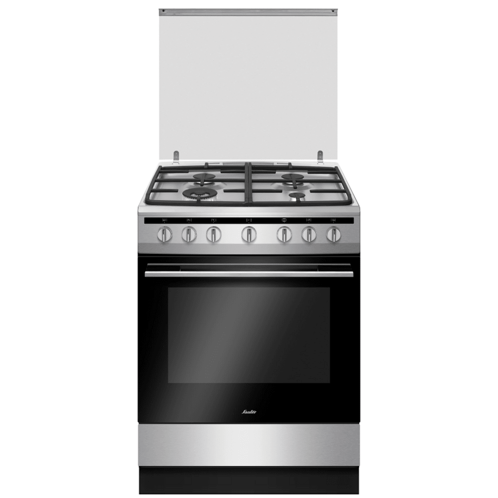 תנור אפייה משולב כיריים Sauter ELEGANT 4780X - גימור נירוסטה - K.B.V
