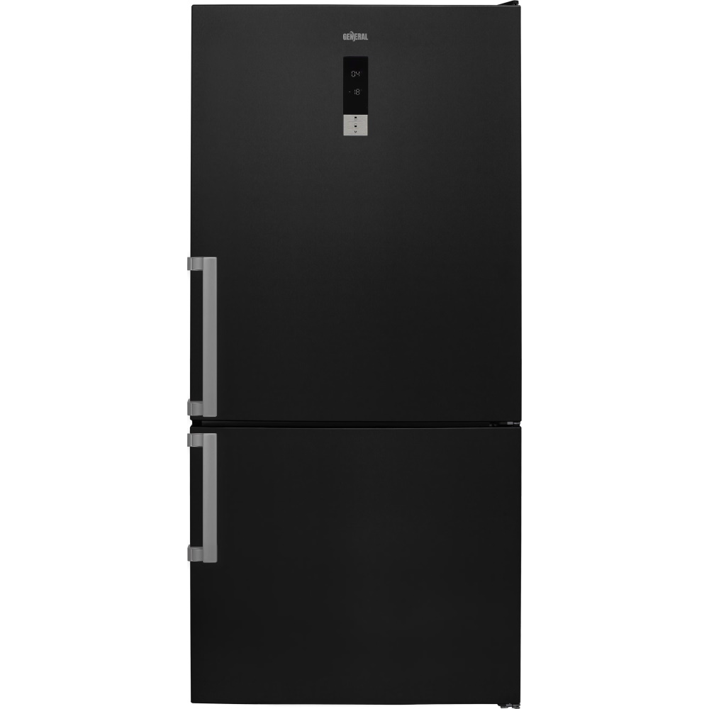 מקרר מקפיא תחתון - 588 ליטר General GE673BIX נירוסטה מושחרת - יבואן רשמי