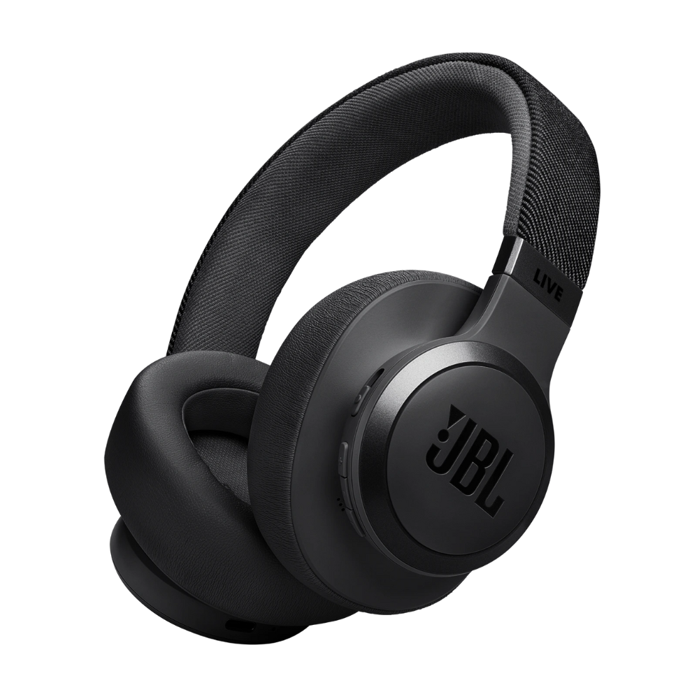 אוזניות קשת אלחוטיות JBL Live 770NC - צבע שחור שנה אחריות ע"י - יבואן הרשמי