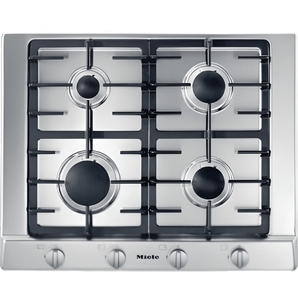 כיריים גז 4 להבות KM2010G Miele רוחב 65 עם מסגרת נירוסטה - K.B.V