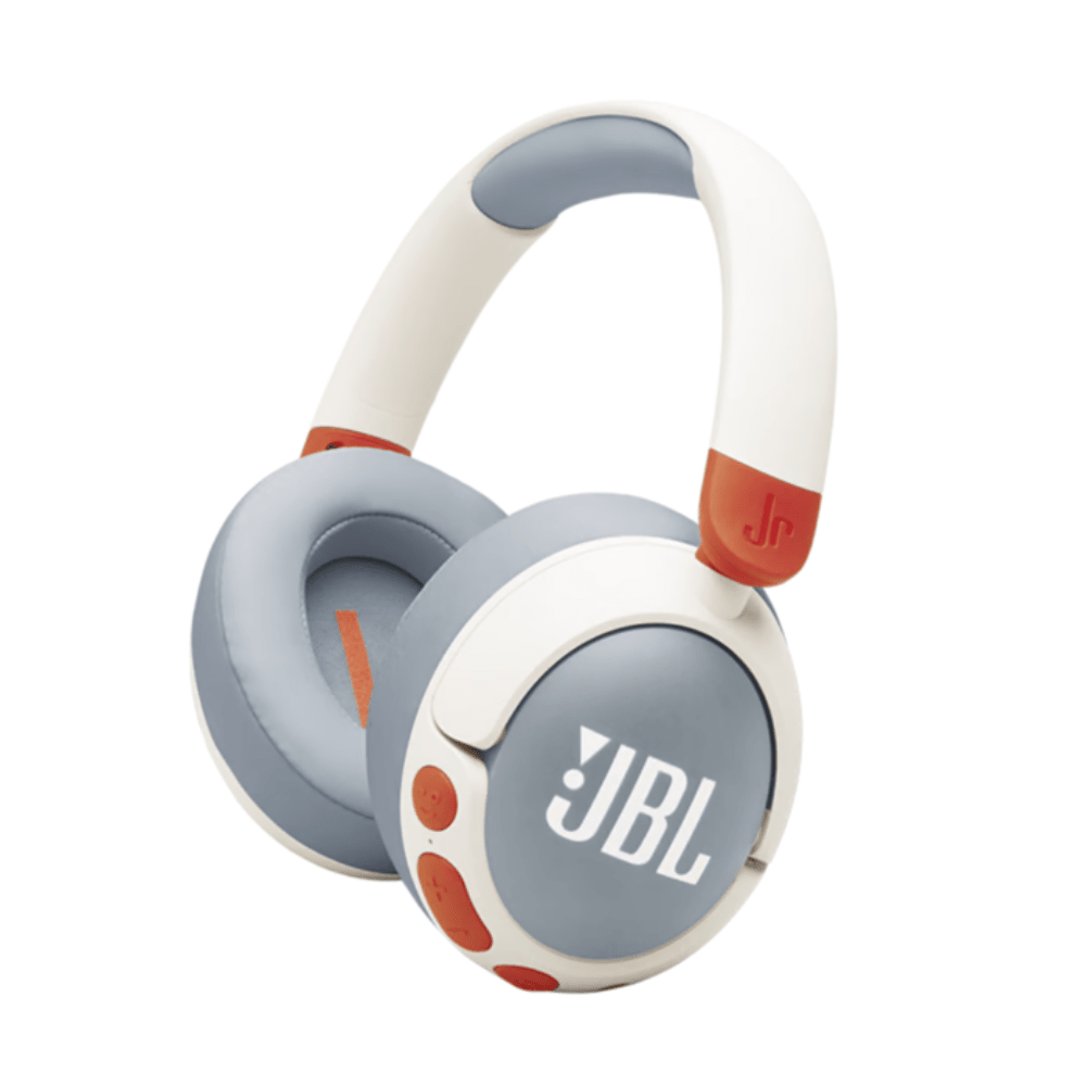 אוזניות קשת לילדים כולל סינון רעשים JBL JR470NC - צבע לבן - K.B.V