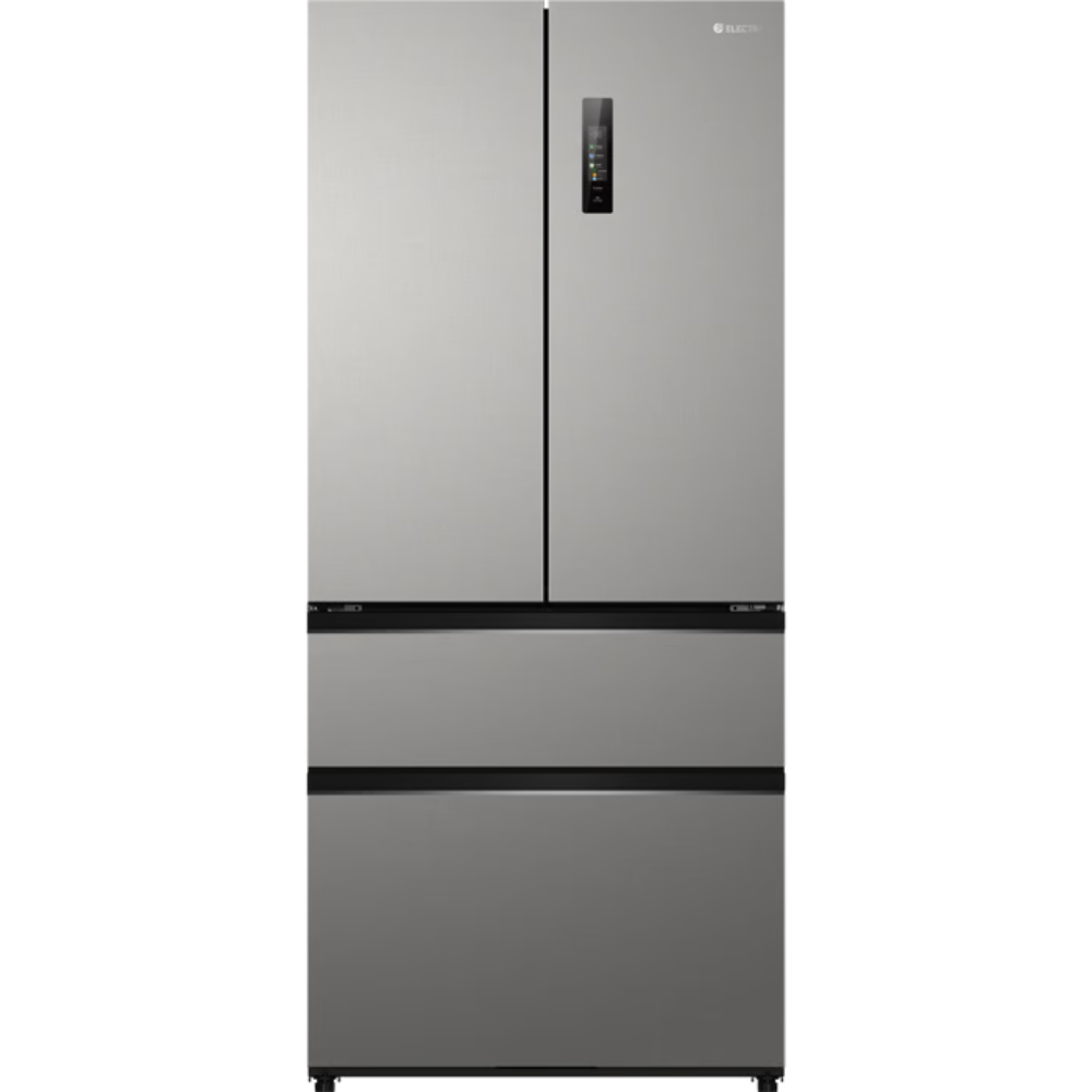 מקרר 4 דלתות מקפיא תחתון 509 ליטר נטו Electra EL511N - גימור נירוסטה משי אחריות ע"י - יבואן הרשמי