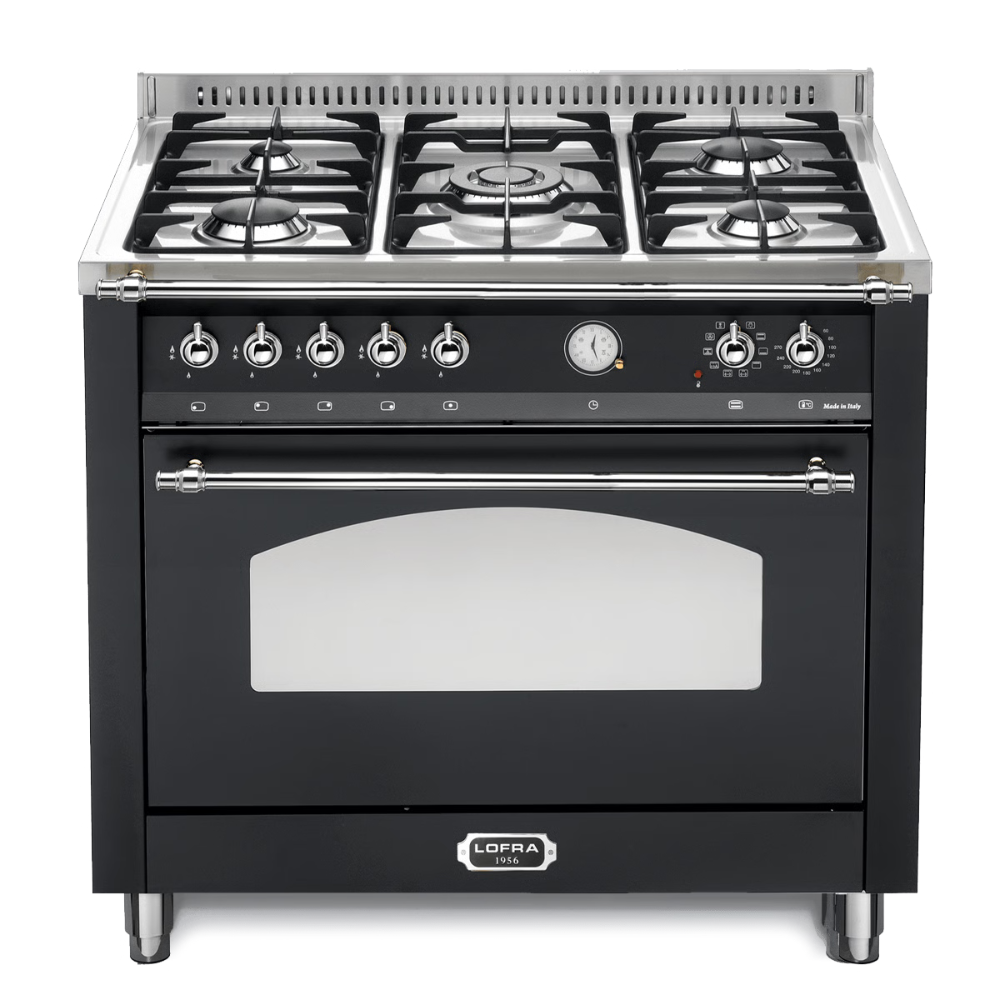 תנור אפייה משולב 94 ליטר תוצרת איטליה שחור דגם LOFRA RNMG96MFT/CI SILVER - יבואן רשמי
