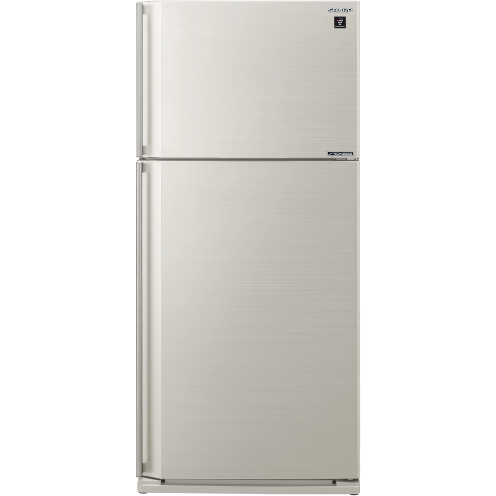 מקרר מקפיא עליון 550 ליטר נטו Sharp SJ-3770-SL עם התקן שבת מובנה - גימור כסוף