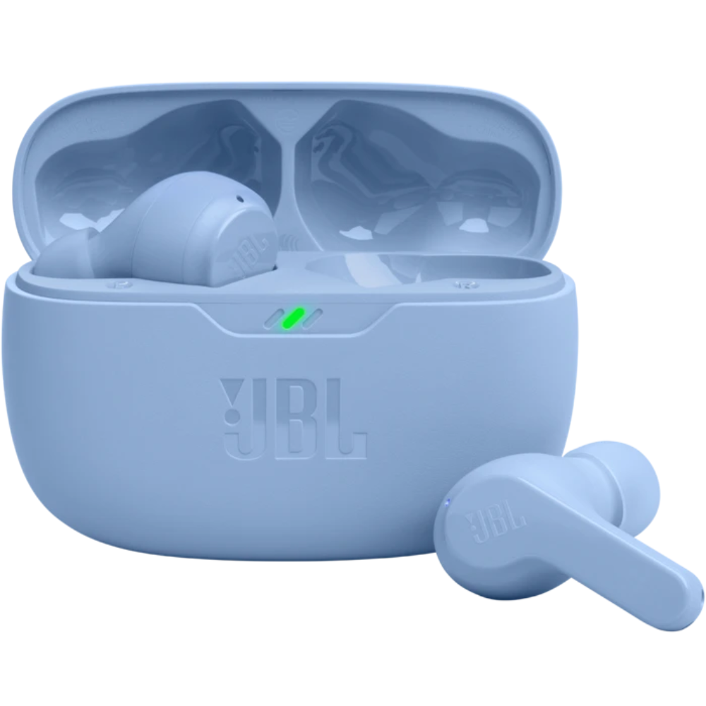 אוזניות אלחוטיות JBL Wave Beam TWS IP54 - צבע כחול שנה אחריות ע"י - יבואן הרשמי