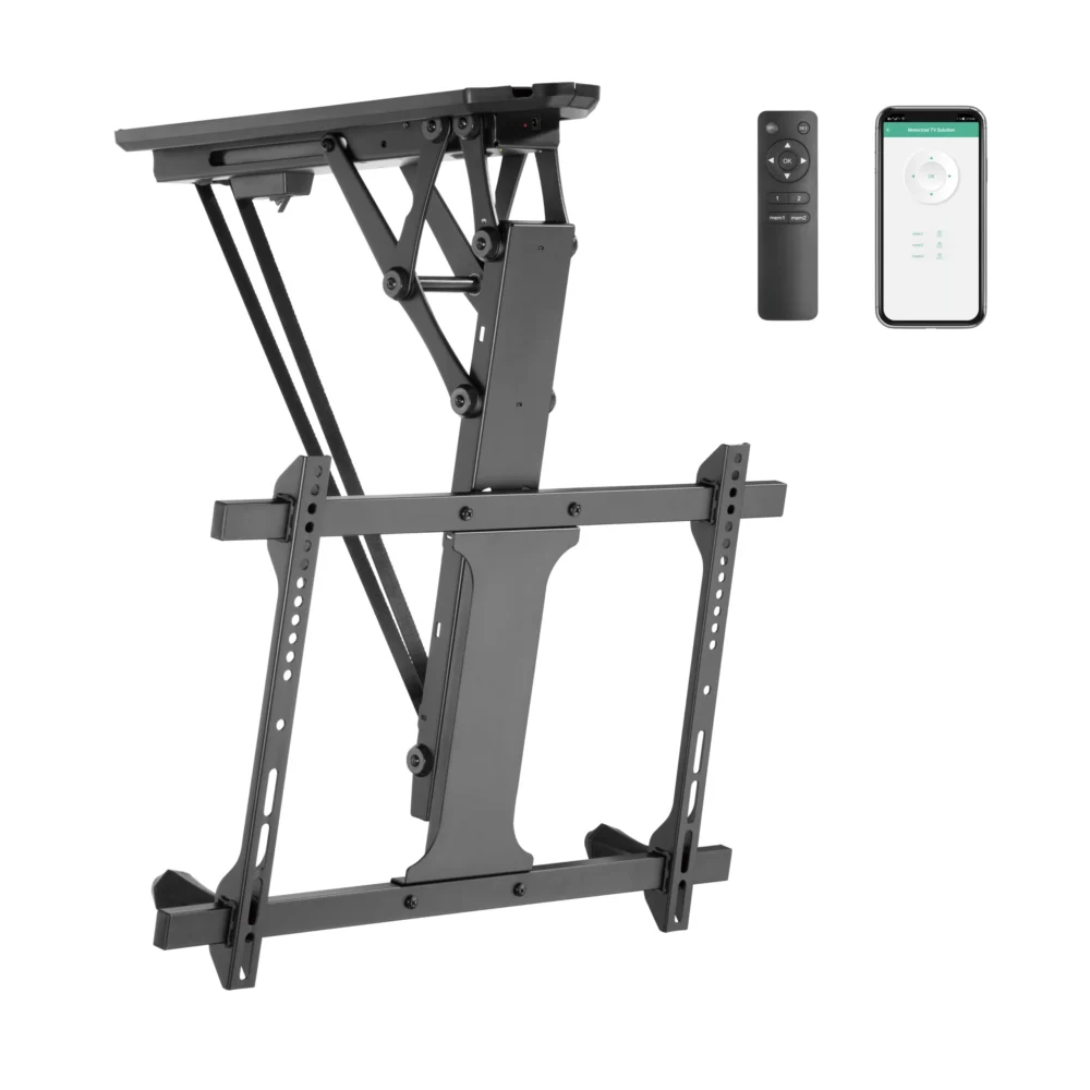 מתקן זרוע חשמלית תקרתית חכמה לגודל מסך עד 70″ Lumi Legend / Brateck PLB-M0546AI - יבואן רשמי