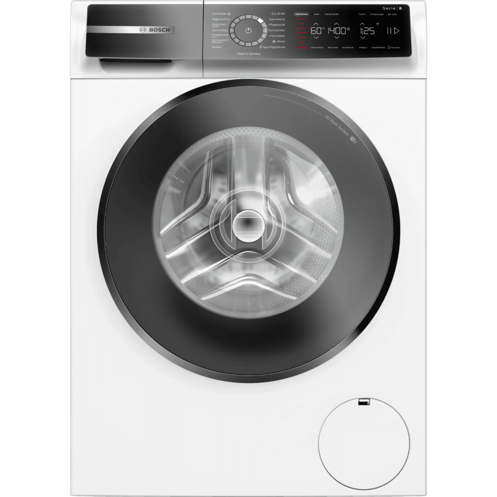 מכונת כביסה פתח חזית 9 ק"ג Bosch WGB244040 במהירות 1,400 סל"ד תוצרת גרמניה - צבע לבן - K.B.V