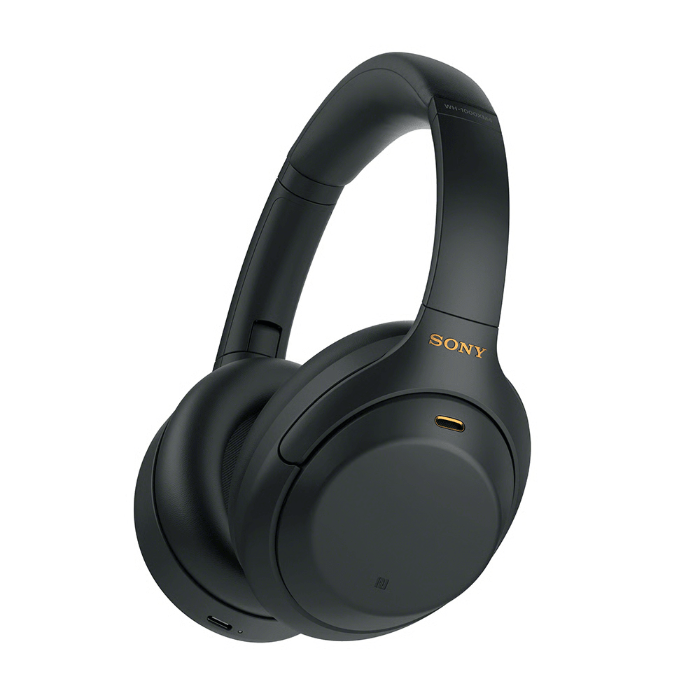 אוזניות אלחוטיות Sony WH-1000XM4 - צבע שחור - K.B.V