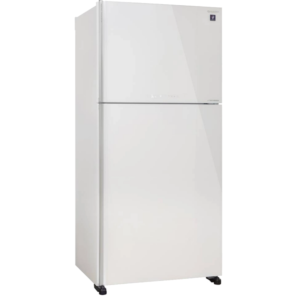 מקרר מקפיא עליון 604 ליטר נטו Sharp SJ-GTR820G-WH - גימור זכוכית לבנה - יבואן רשמי