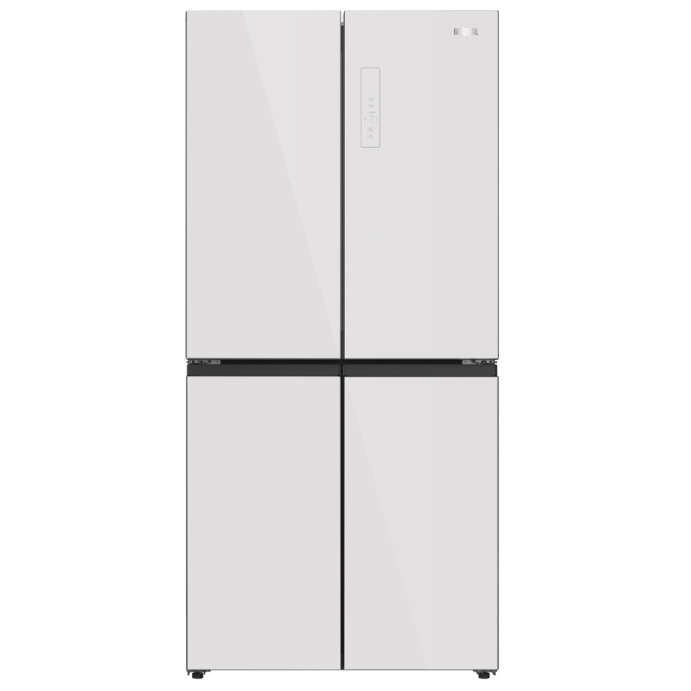 מקרר 4 דלתות - 601 ליטר General GE665GW זכוכית לבנה - יבואן רשמי