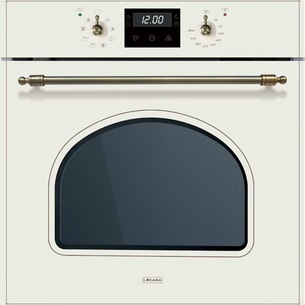 תנור בנוי 60 ס"מ לקאזה דגם LCT670RCCR קרם - יבואן רשמי