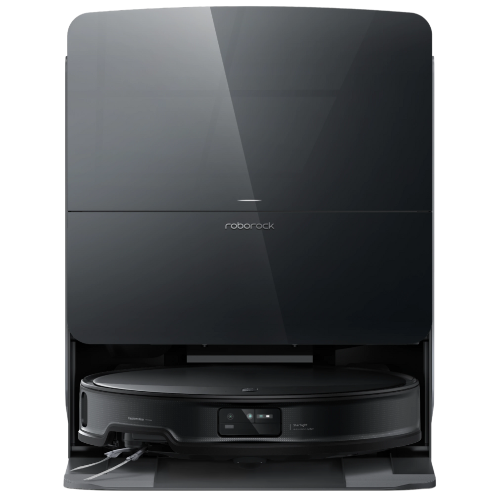 שואב אבק רובוטי שוטף Roborock Saros 10R - צבע שחור אחריות ע"י - יבואן הרשמי