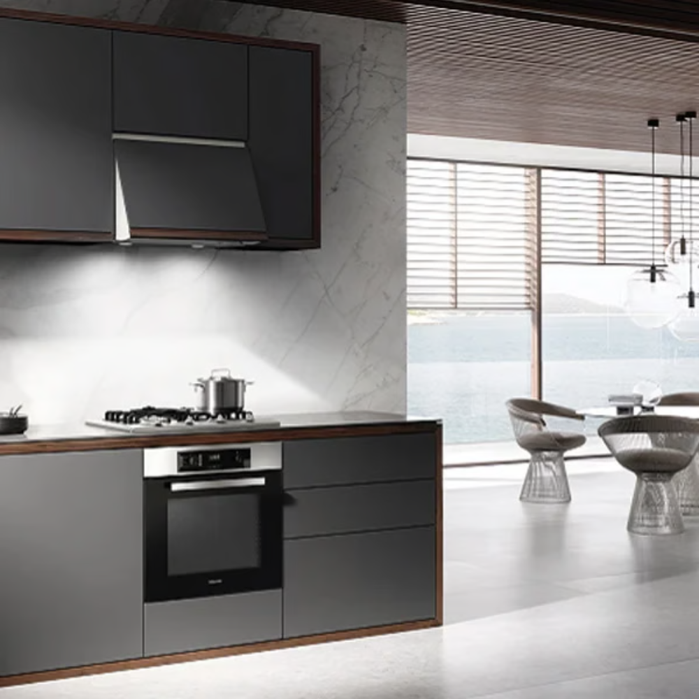 כיריים גז 4 להבות KM2012 Miele צבע נירוסטה - יבואן רשמי