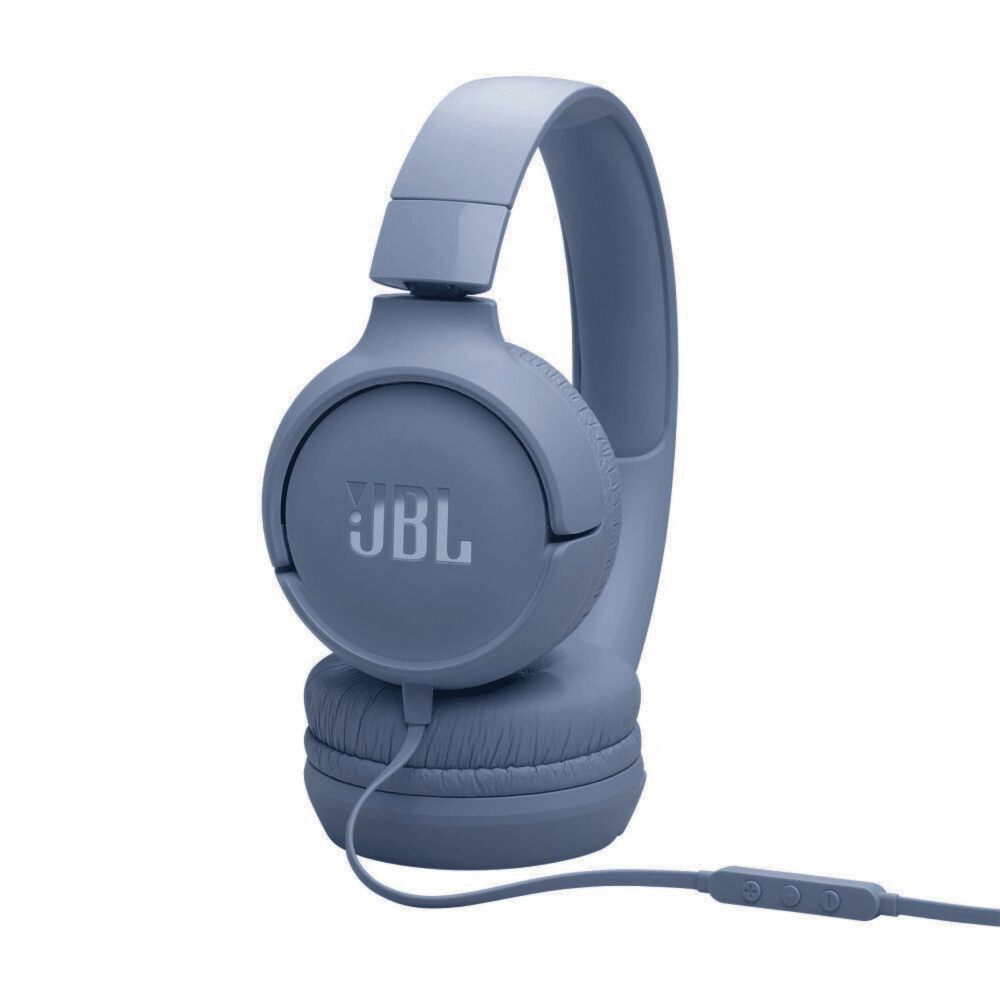 אוזניות קשת חוטיות JBL Tune 520C USB-C - צבע כחול - K.B.V