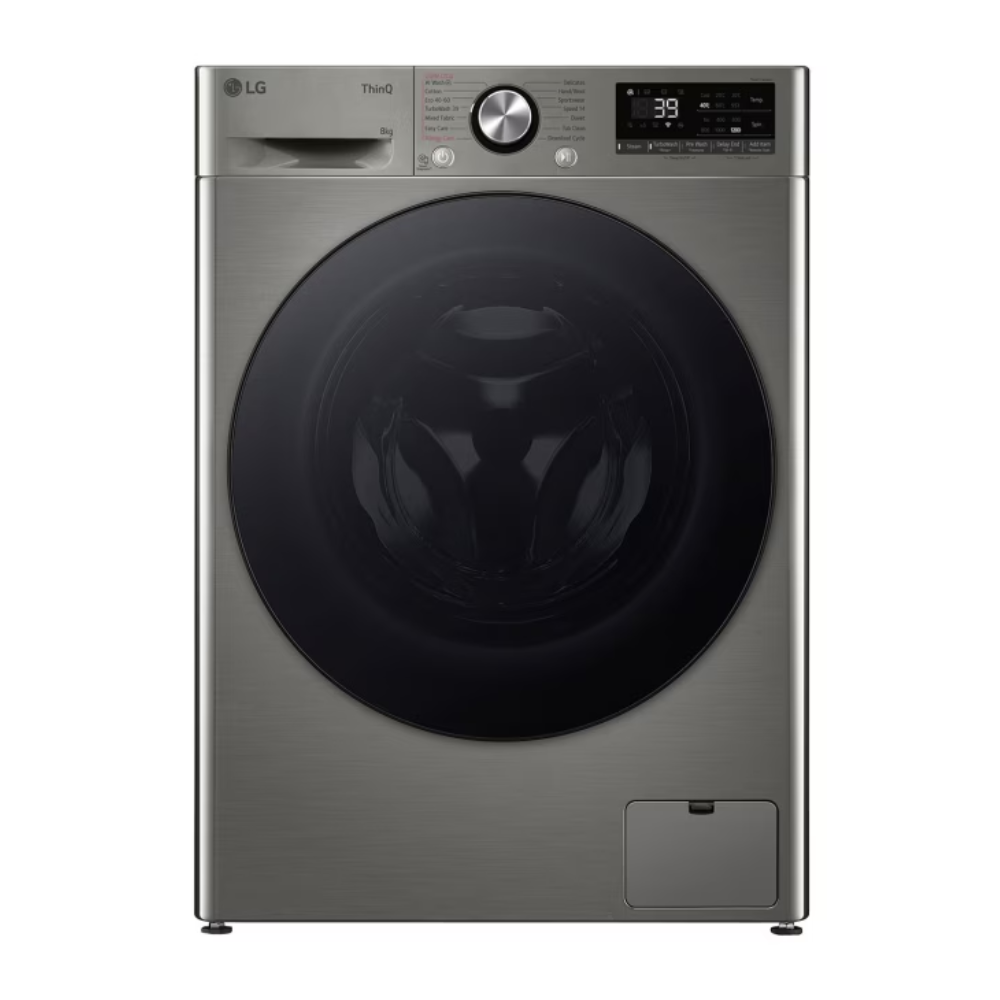מכונת כביסה פתח חזית - 8 ק"ג LG WFS8214GBB - יבואן רשמי