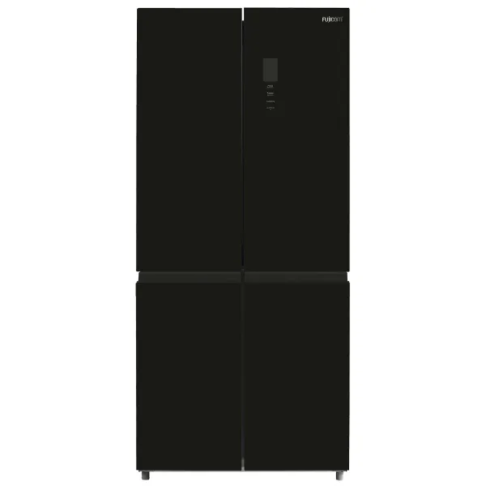 מקרר 4 דלתות FUJICOM בנפח 475 ליטר FJ-NF500BK זכוכית שחורה - יבואן רשמי
