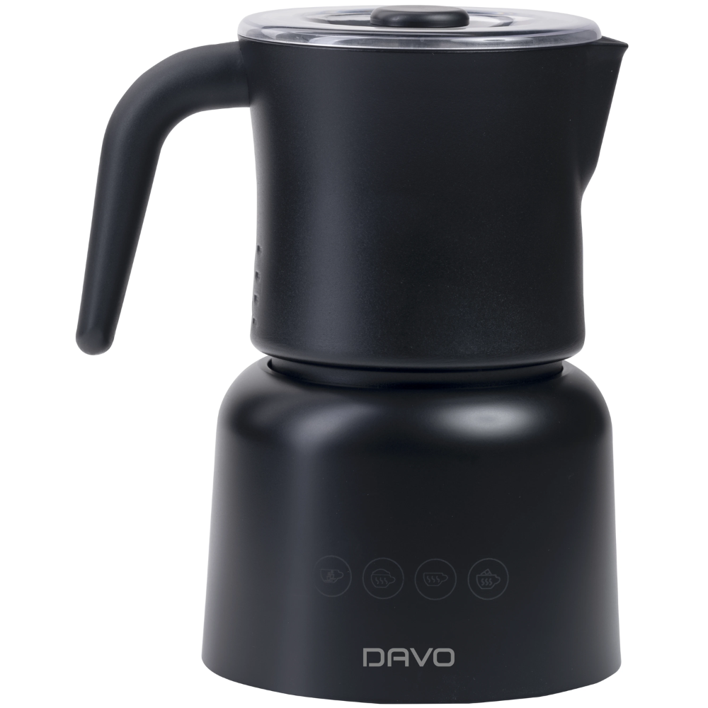 מקציף חלב Davo DAV280 - צבע שחור - יבואן רשמי