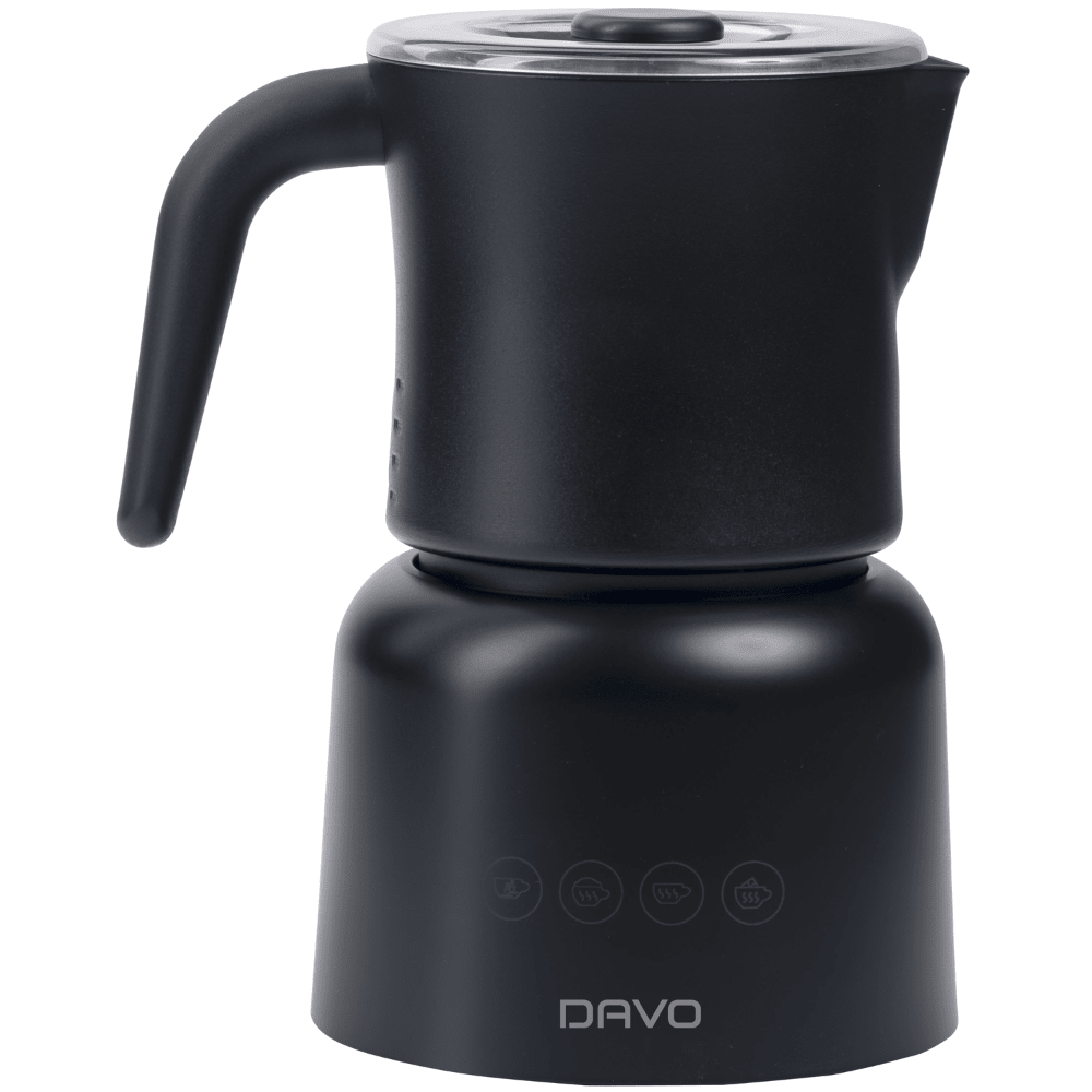 מקציף חלב Davo DAV280 - צבע שחור - K.B.V