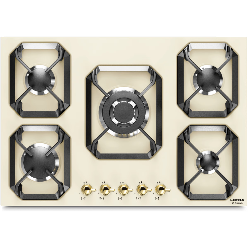 כיריים 5 להבות LOFRA HRBI 7O קרם - יבואן רשמי