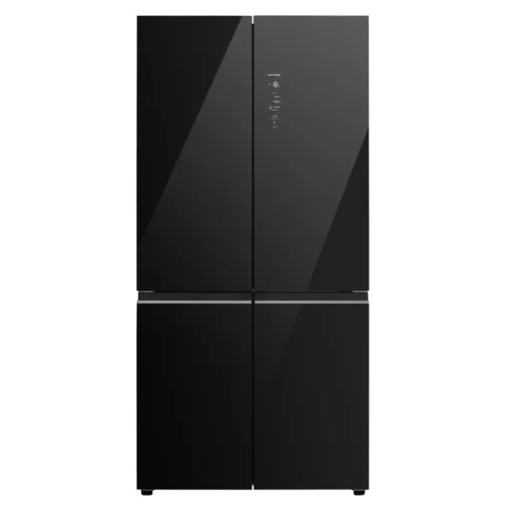 מקרר 4 דלתות 600 ליטר דגם FJ-NF800BK פוג'יקום FUJICOM זכוכית שחורה - יבואן רשמי