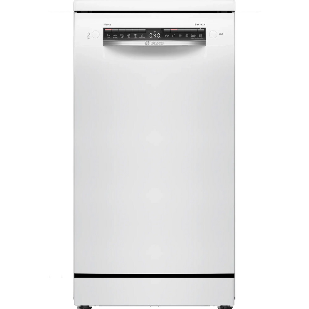 מדיח כלים צר 45 ס"מ 10 מערכות כלים Bosch SPS4HKW49E - צבע לבן , תוצרת פולין