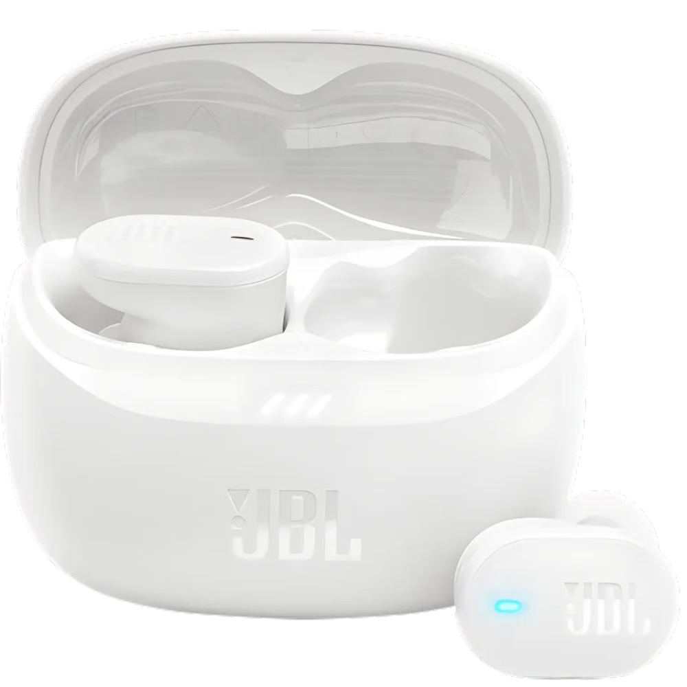 אוזניות אלחוטיות JBL Tune Buds 2 - צבע לבן שנה אחריות ע"י - יבואן הרשמי