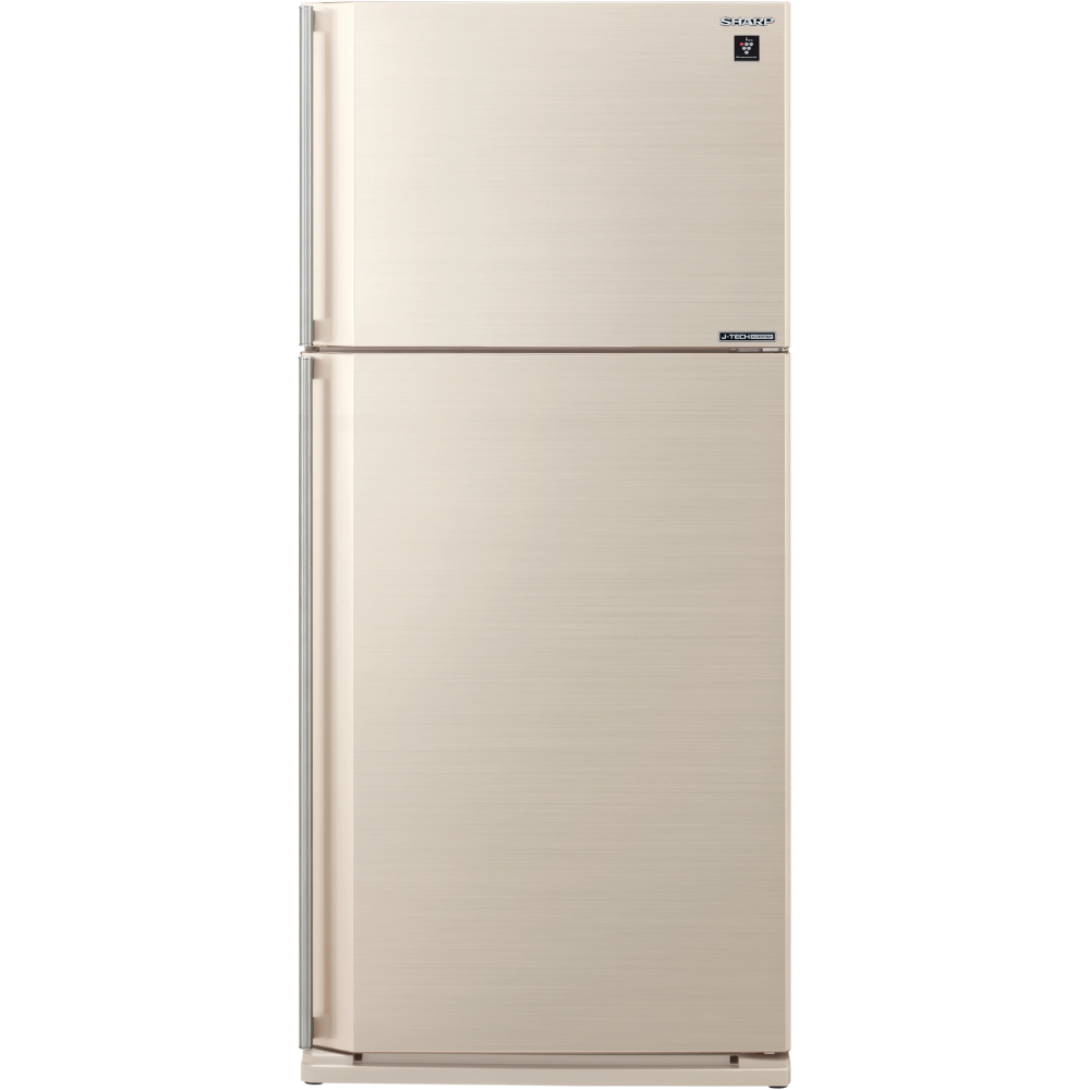 מקרר מקפיא עליון 550 ליטר נטו Sharp SJ-3770-BG עם התקן שבת מובנה - גימור בז' - יבואן רשמי