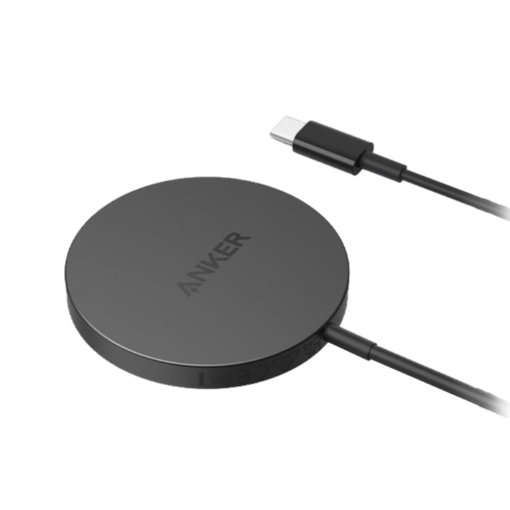 מטען אלחוטי Anker PowerWave II Magnetic Pad - צבע שחור אחריות ע"י - יבואן הרשמי