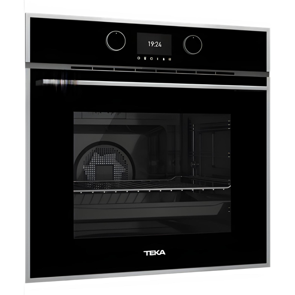 תנור אפיה בנוי פירוליטי Teka תקה HLB 860P black זכוכית שחורה - יבואן רשמי