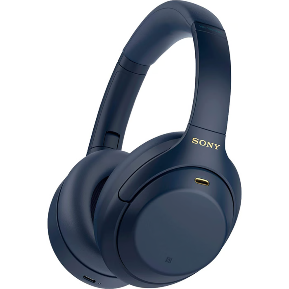 אוזניות אלחוטיות Sony WH-1000XM4 - צבע כחול אחריות ע"י ידי - יבואן הרשמי