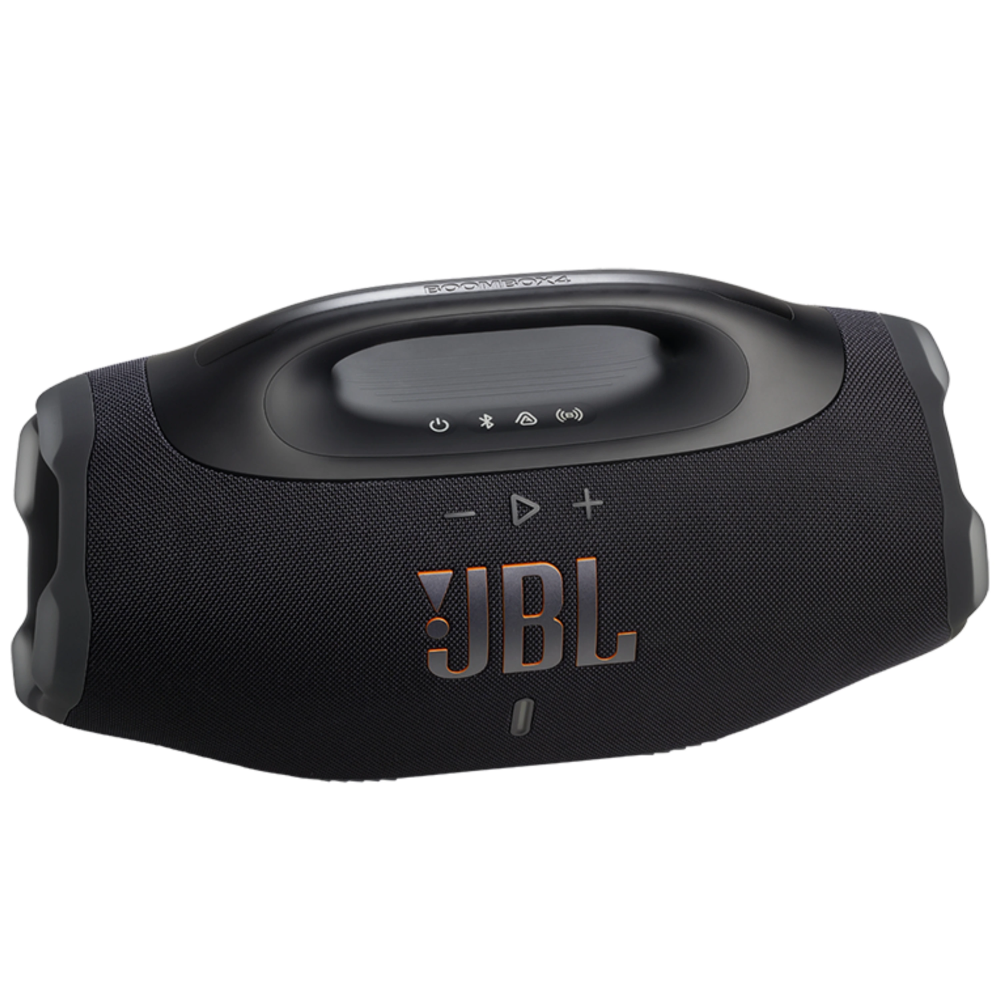 רמקול אלחוטי JBL Boombox 4 - צבע שחור אחריות ע"י - יבואן הרשמי