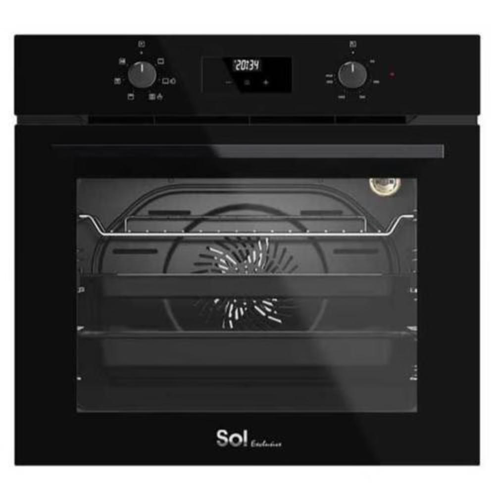 תנור אפייה בנוי Sol HO-905TB - צבע שחור - יבואן רשמי