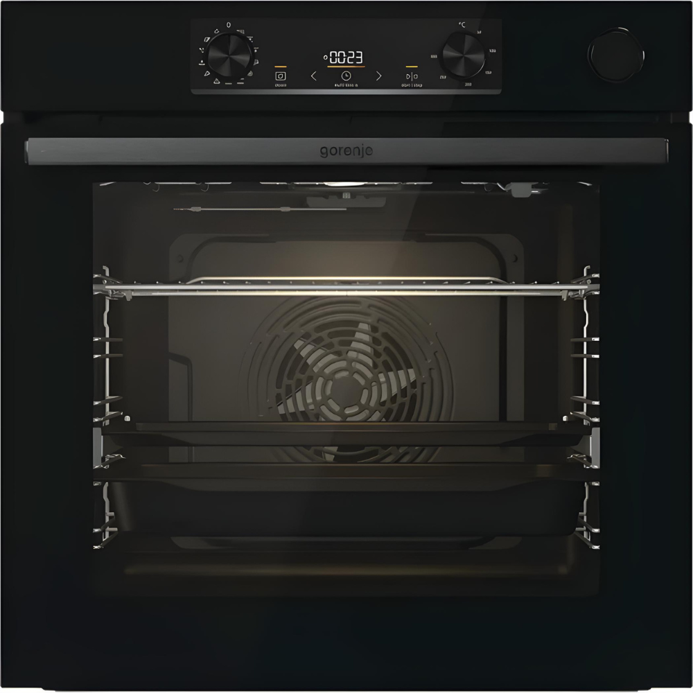 תנור אפייה בנוי 77 ליטר Gorenje BSA6737E15BG - גימור שחור חמש שנות אחריות - יבואן רשמי