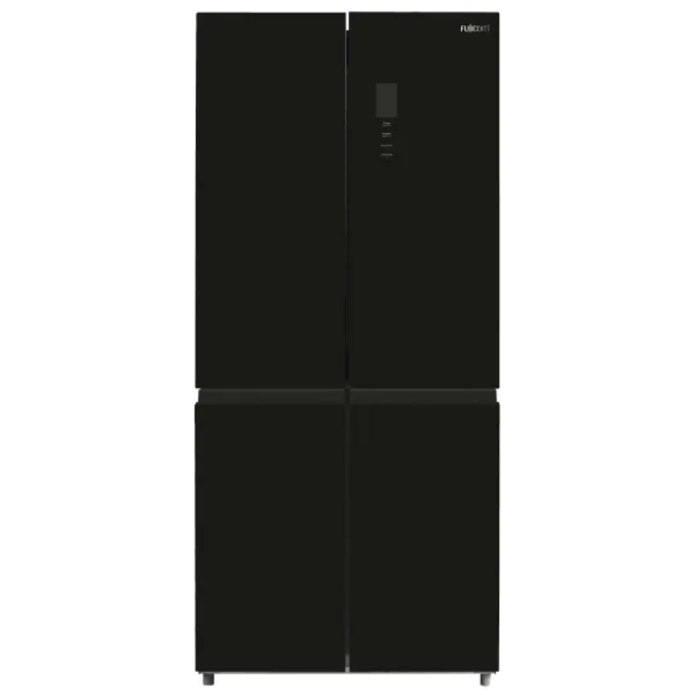 מקרר 4 דלתות 539 ליטר דגם FJ-NF600BK פוג'יקום FUJICOM זכוכית שחורה - יבואן רשמי