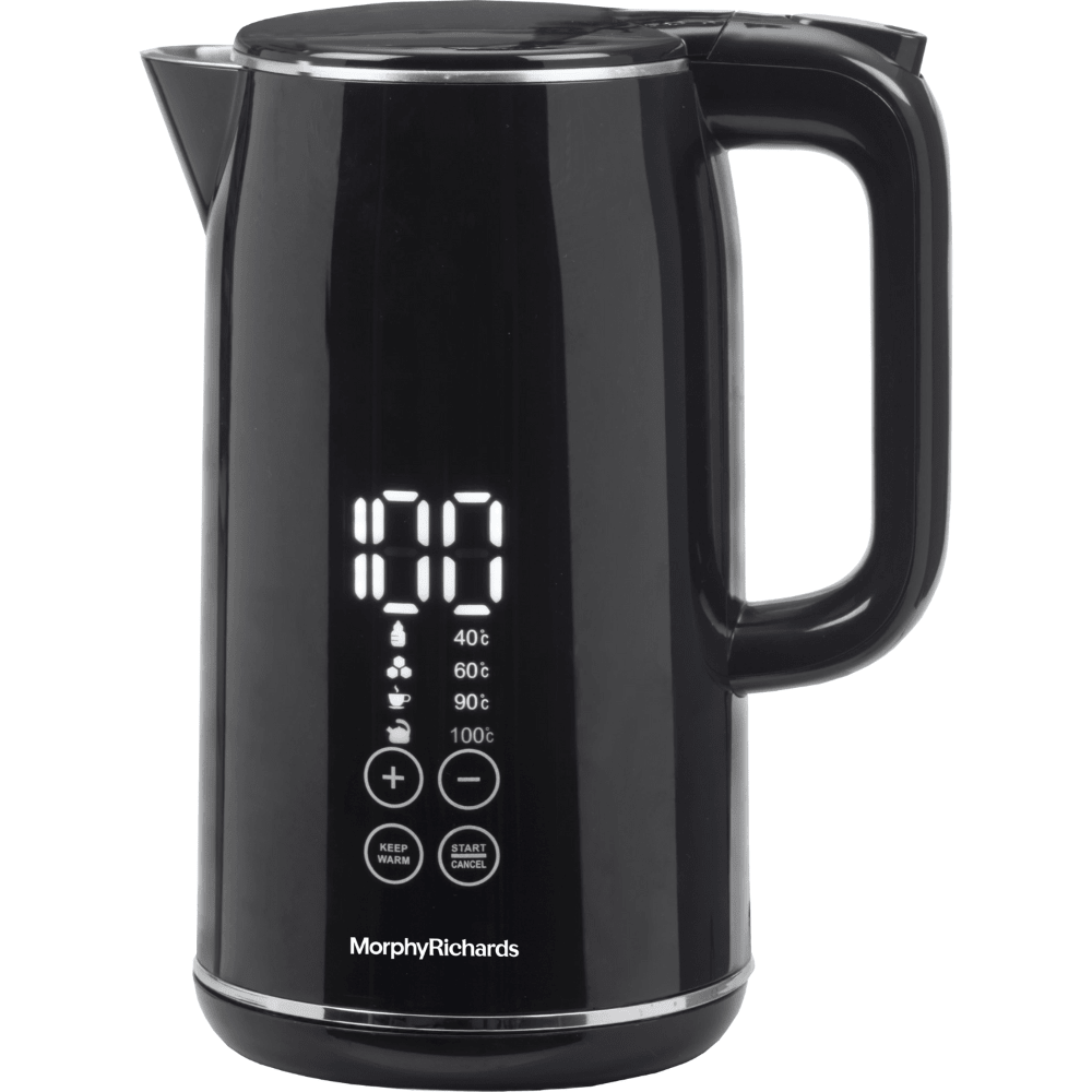 קומקום דיגיטלי Morphy Richards 43987 Black Touch - K.B.V