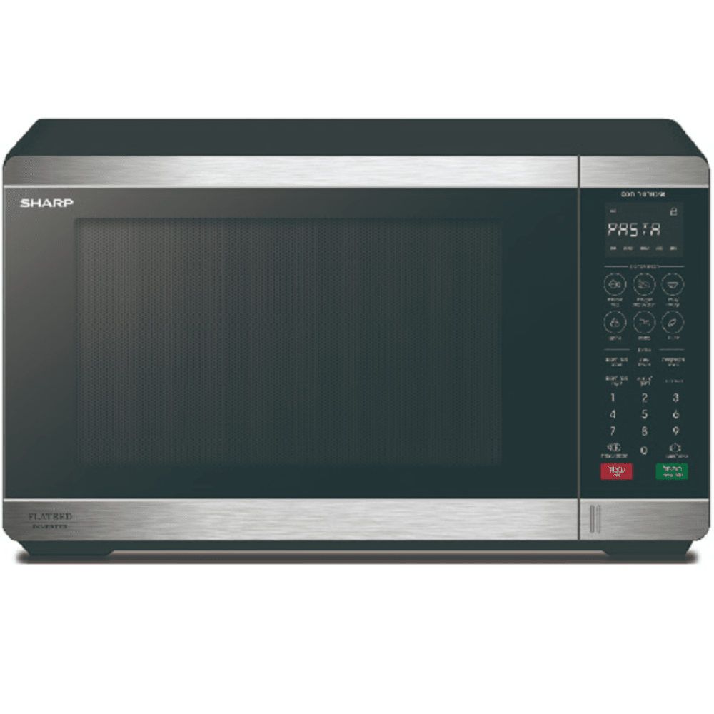 מיקרוגל דיגיטלי 32 ליטר נירוסטה SHARP R-327FH(S) - K.B.V