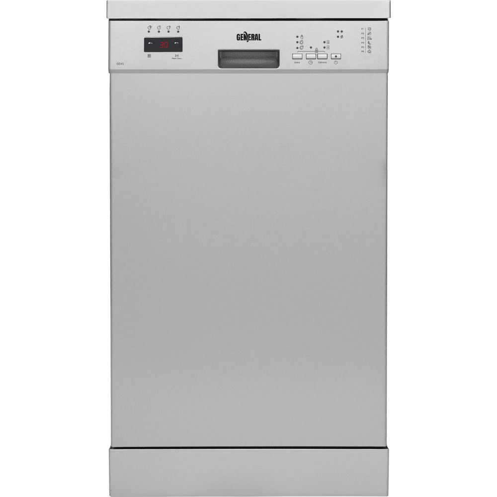 מדיח כלים עומד 45 ס"מ ג'נרל דגם GE45 כסוף - K.B.V